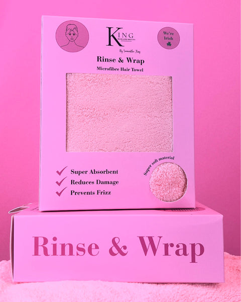 Rinse & Wrap Microfibre Hair Towel